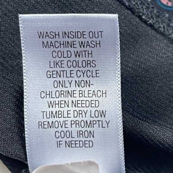 Dana Buchman Drape Front Paisley Print Top Womens S Black 3/4 Cowl Neck Ruched‎ - Picture 13 of 13